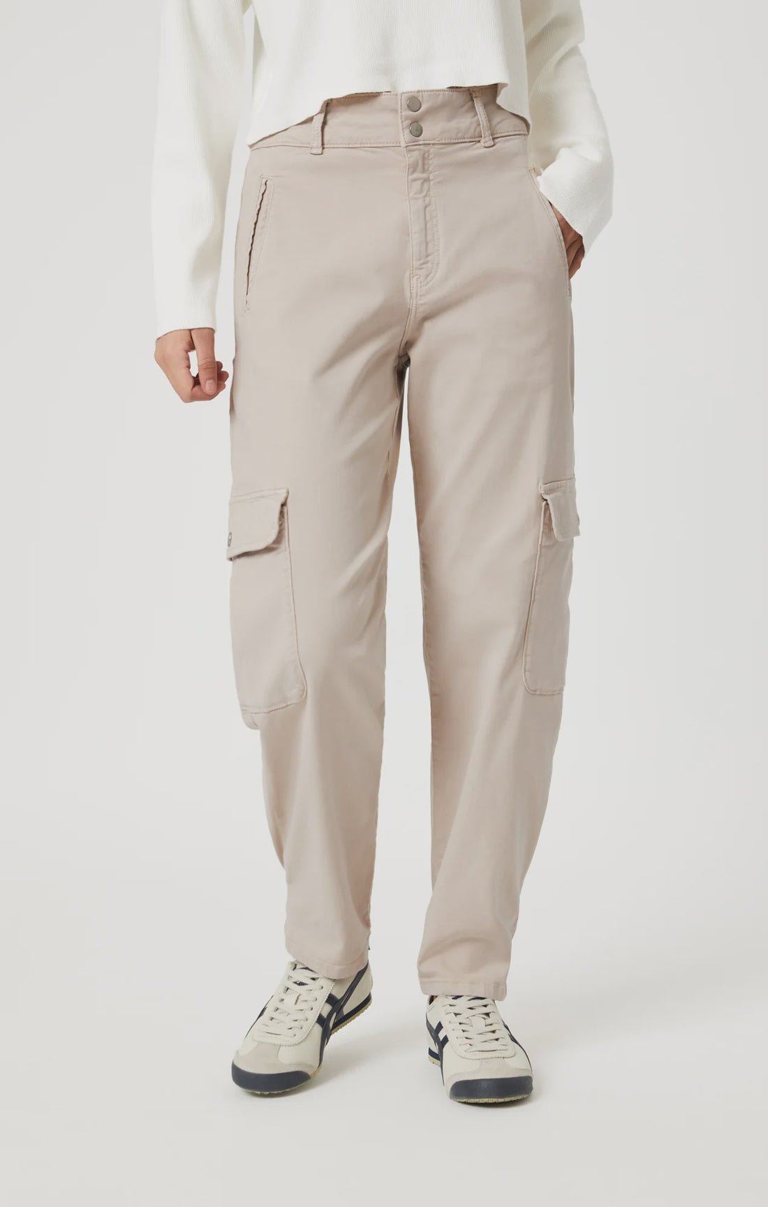 Elsie Silver Grey Luxe Twill Pant