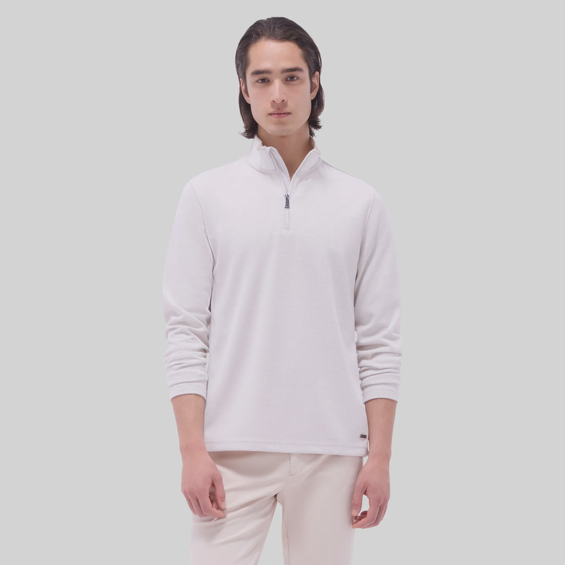 L/S 1/4Zip Knit Sweater