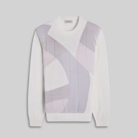 Argyle Cotton Silk Sweater