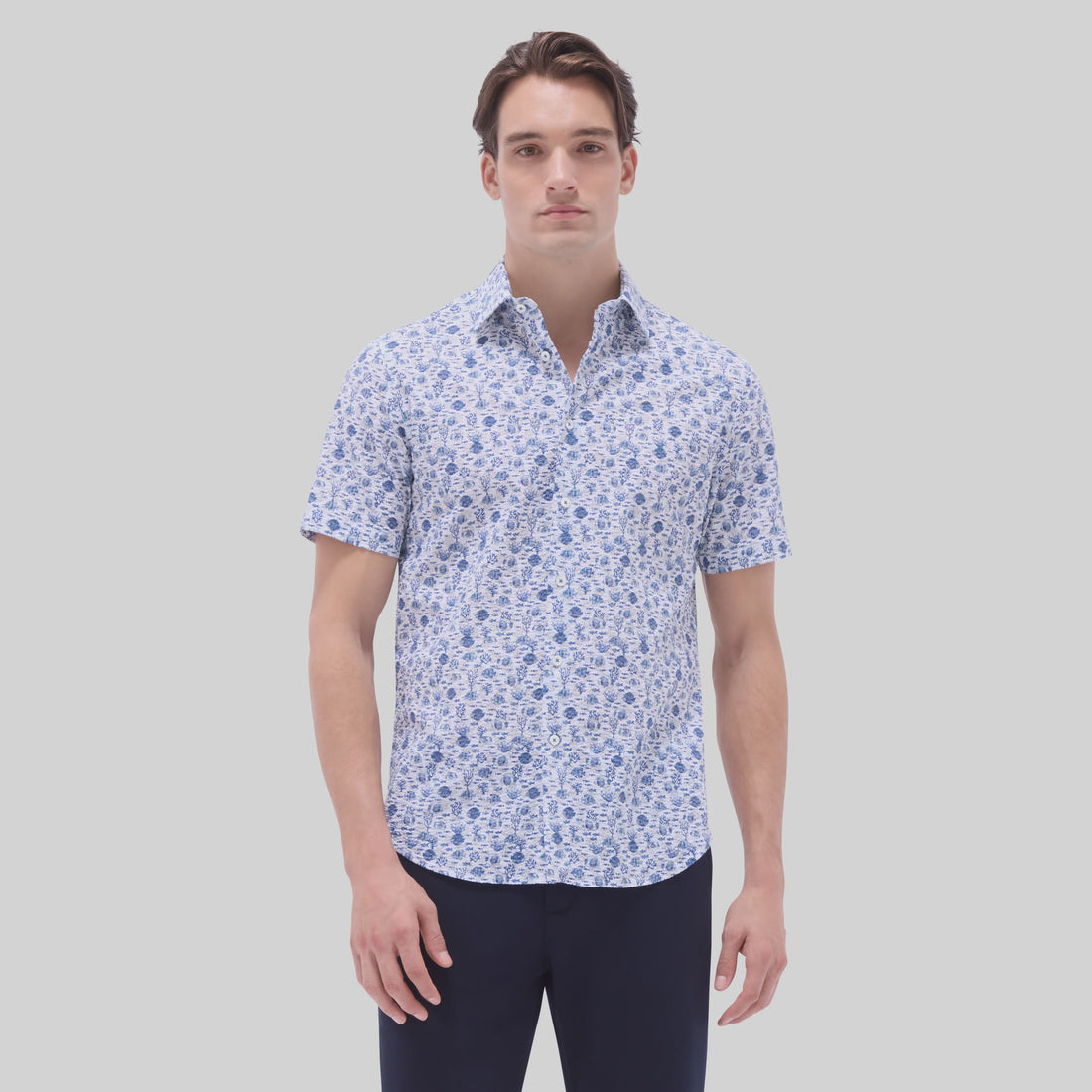 Bugatchi Seersucker S/S Shirt