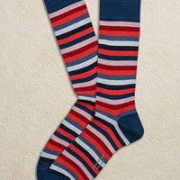 Rainbow Stripe Pima Cotton Socks