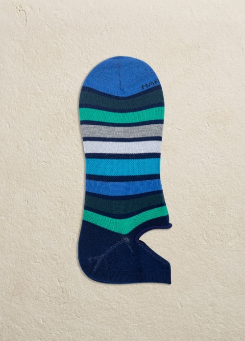 Bellagio Stripe Sneaker Socks