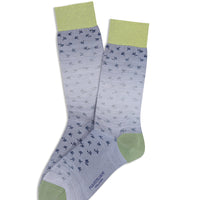 Shaded Flower Pima Cotton Socks