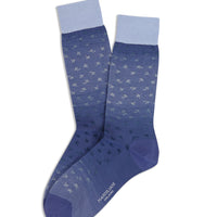 Shaded Flower Pima Cotton Socks