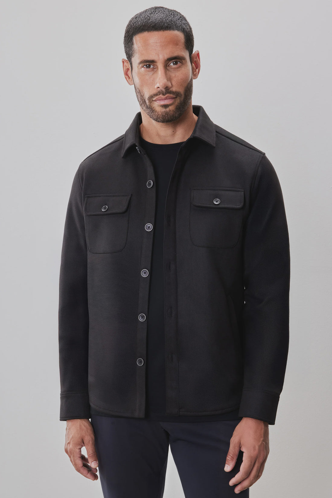 Andreas L/S Suede Overshirt