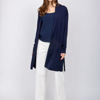 Drop Shoulder Long Sleeve Cardigan