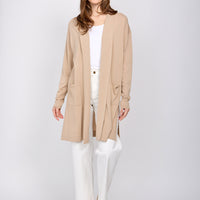 Drop Shoulder Long Sleeve Cardigan