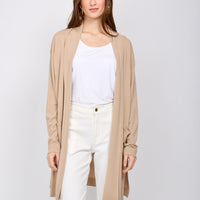 Drop Shoulder Long Sleeve Cardigan