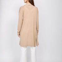 Drop Shoulder Long Sleeve Cardigan