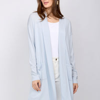 Drop Shoulder Long Sleeve Cardigan