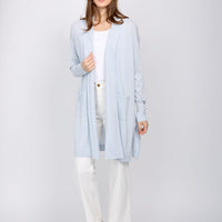 Drop Shoulder Long Sleeve Cardigan