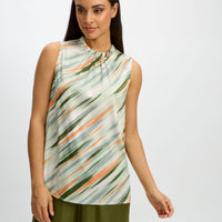 Sateen Sleeveless Top
