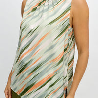 Sateen Sleeveless Top