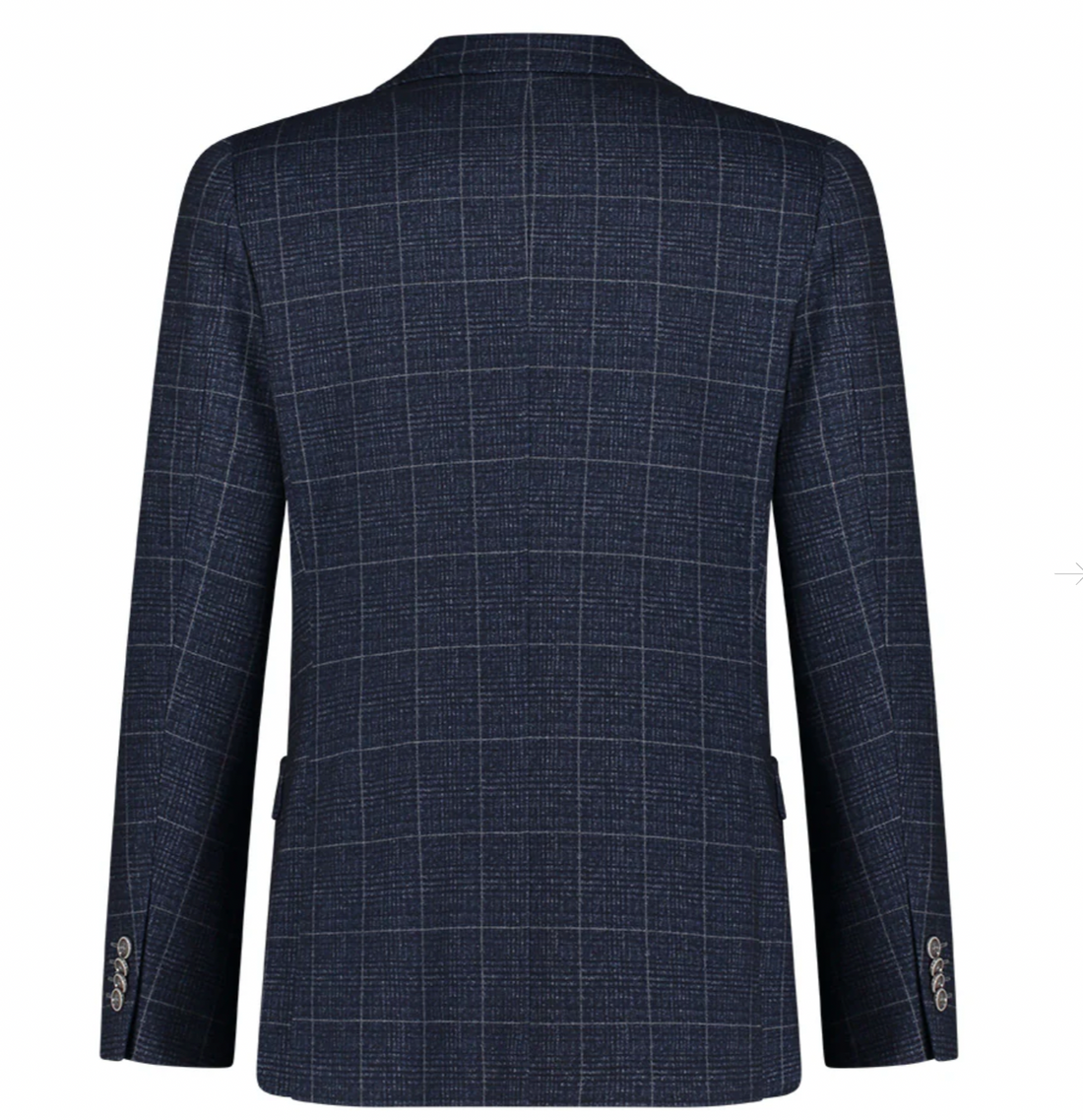 Check Stretch Blazer
