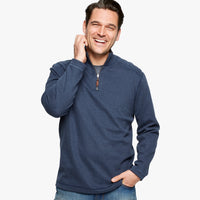 Reversible Quarter-Zip Sweater
