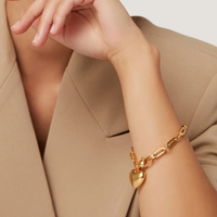 Puffy Heart Bracelet