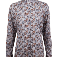 Darya Grey Floral Blouse