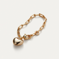 Puffy Heart Bracelet