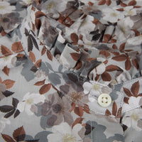 Darya Grey Floral Blouse