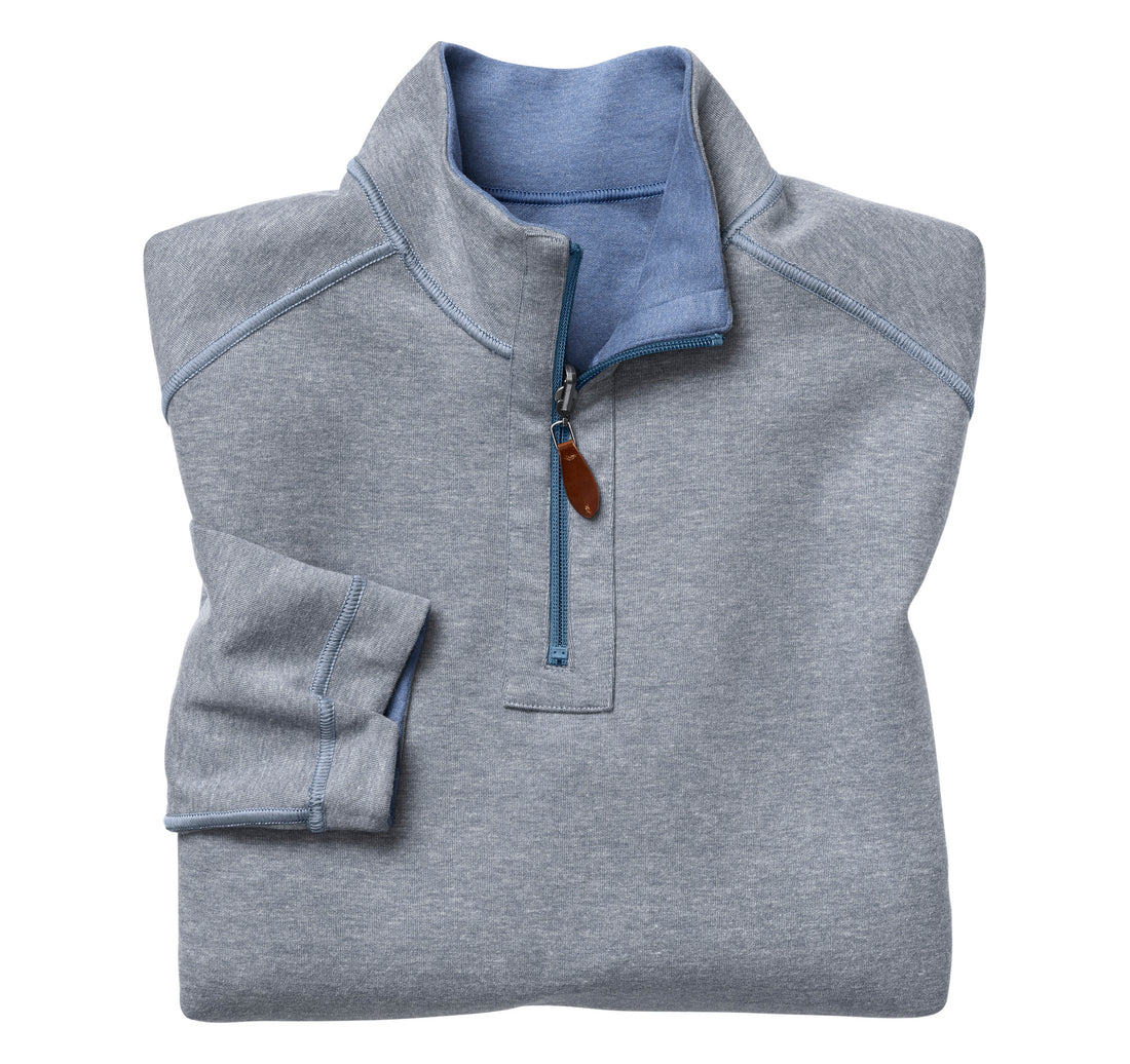 Reversible Quarter-Zip Sweater