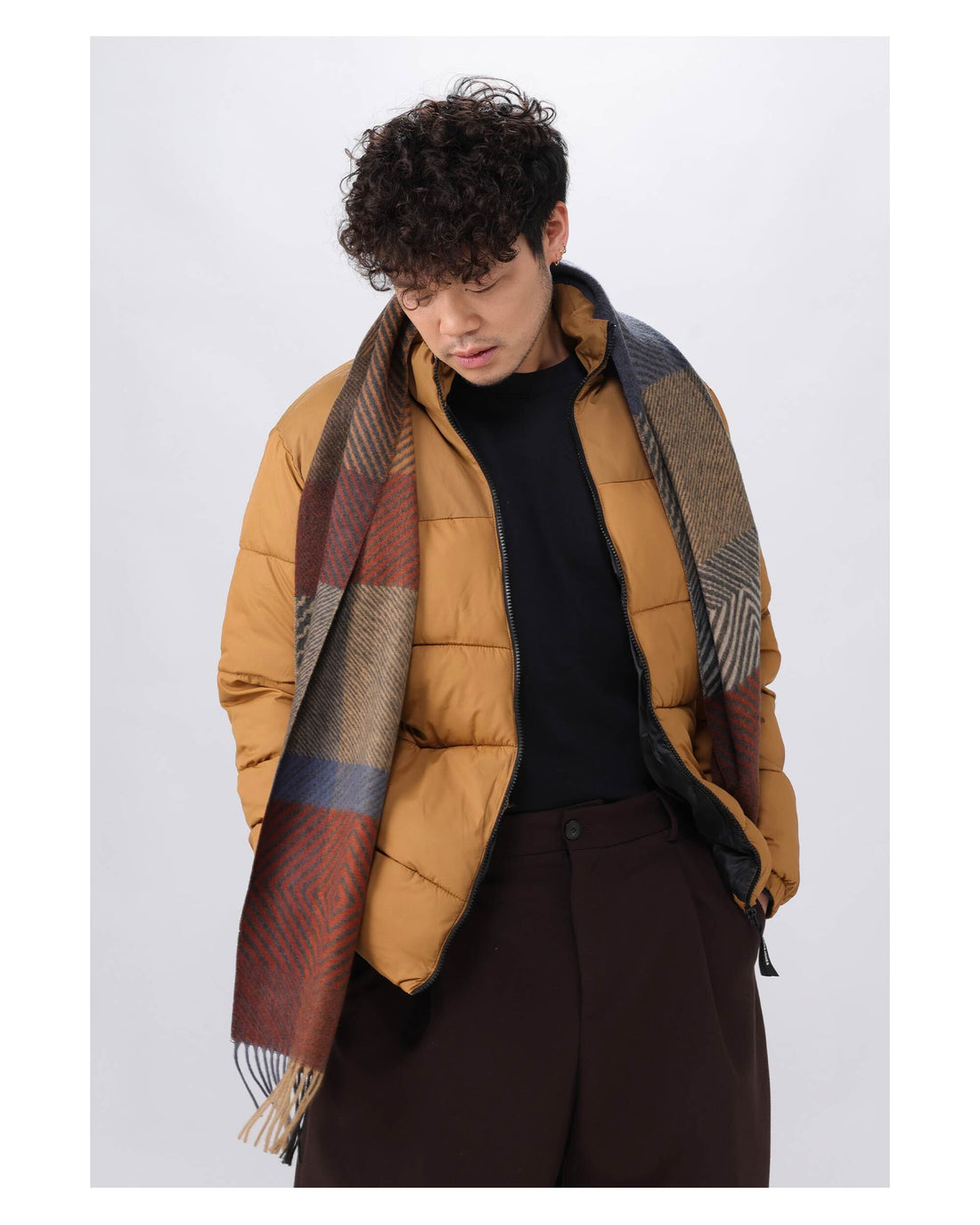 Zig Zag Chevron Cashmink Scarf