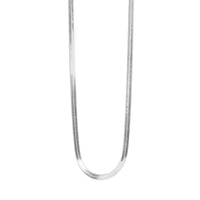 Steel Flat Snake Necklace