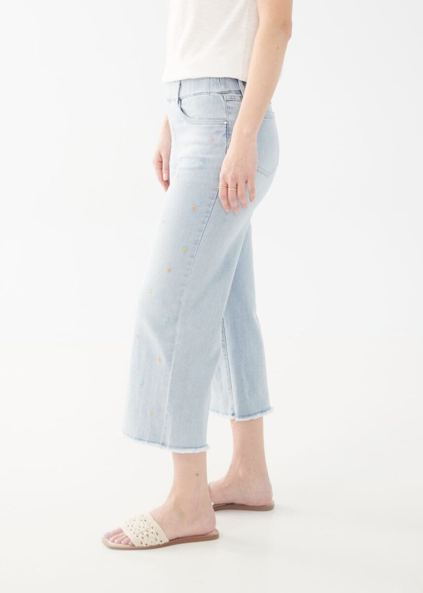 FDJ Pull On Wide Leg Crop 2538669