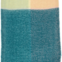 Large Colourblock Boucle Scarf