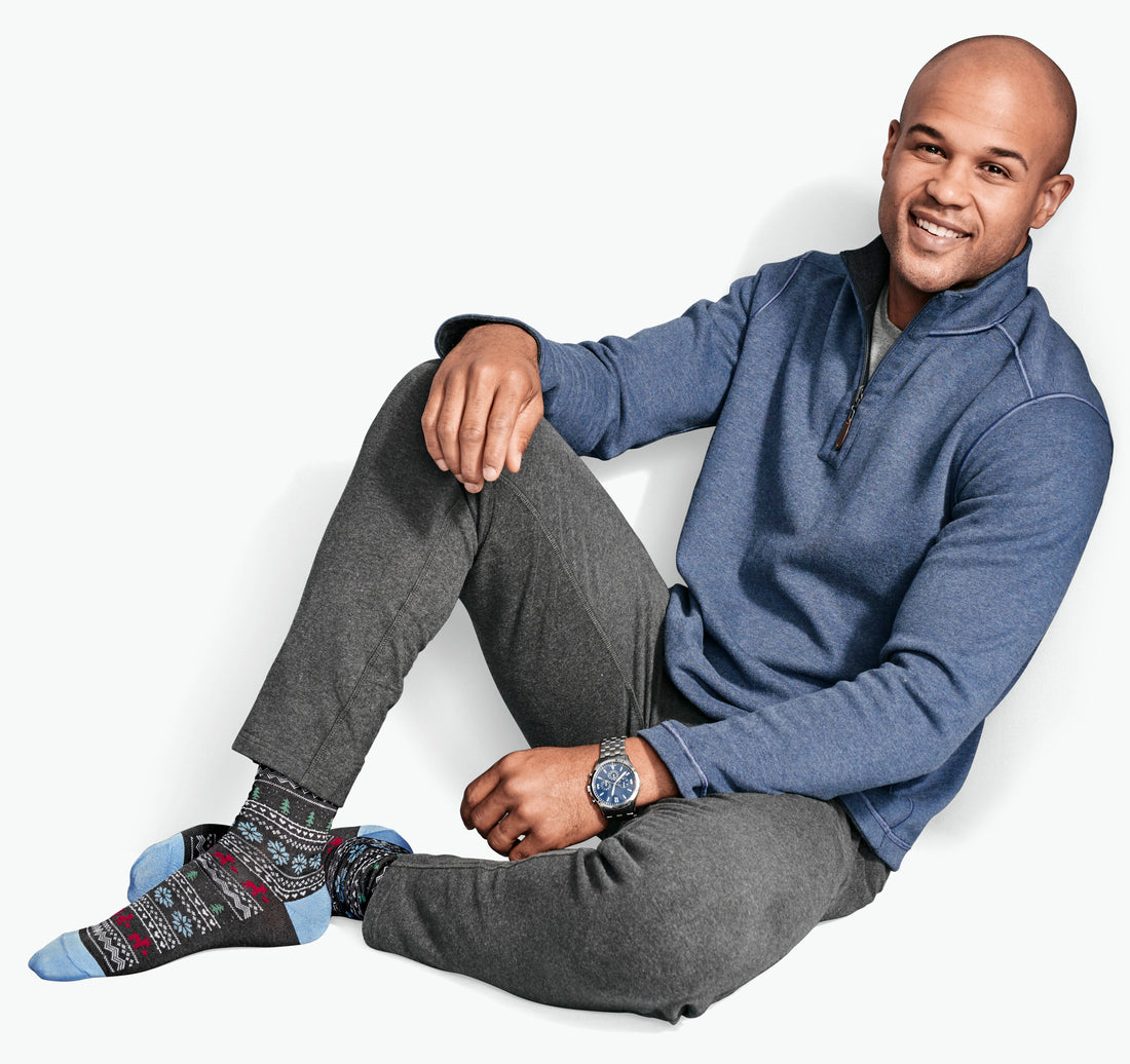 Reversible Quarter-Zip Sweater