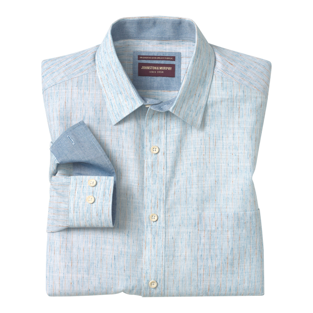 Stripe Slub L/S Linen Shirt