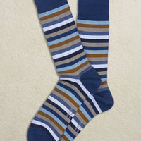 Rainbow Stripe Pima Cotton Socks