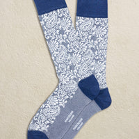 Paisley Pima Cotton Socks
