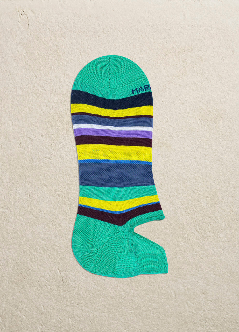 Multi Stripe Sneaker Socks