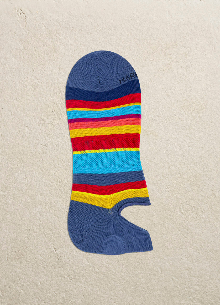 Multi Stripe Sneaker Socks