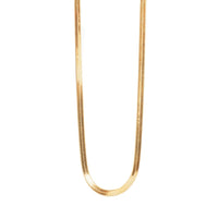 Steel Flat Snake Necklace