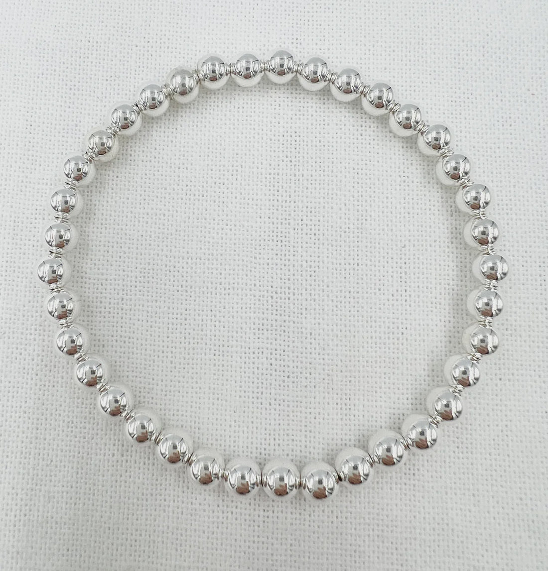Saskia Silver Leave On 5mm