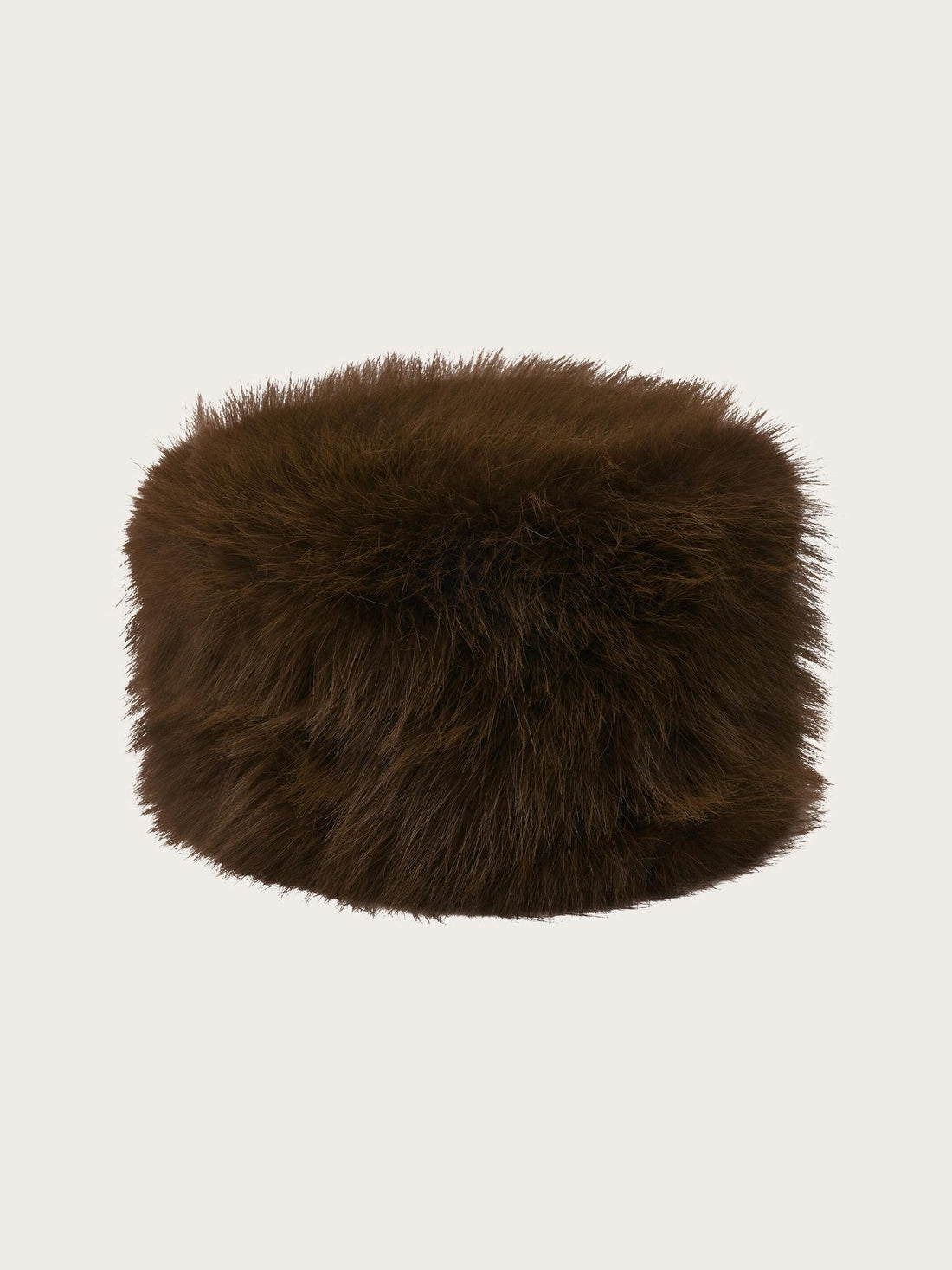 Faux Fur Pillbox Hat