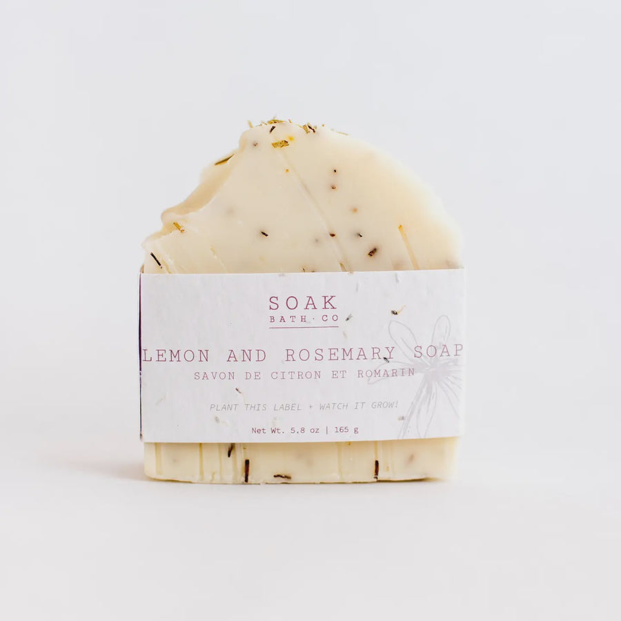Lemon + Rosemary Soap Bar
