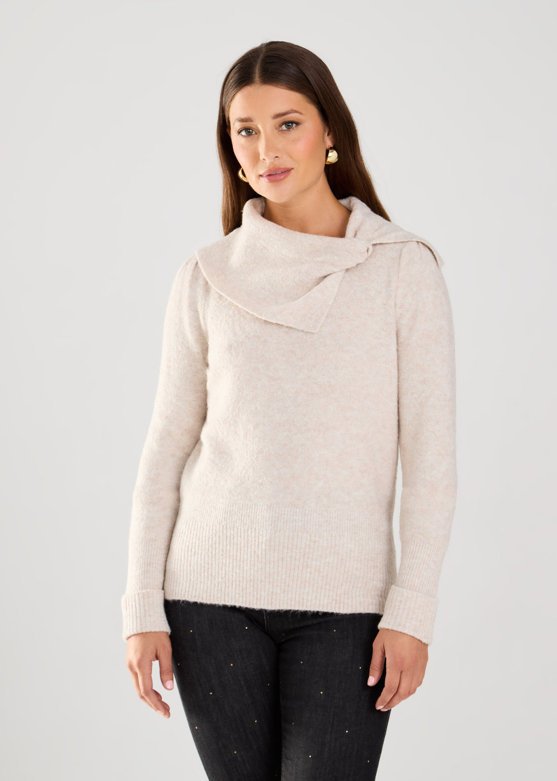 FDJ Bow Neck Sweater