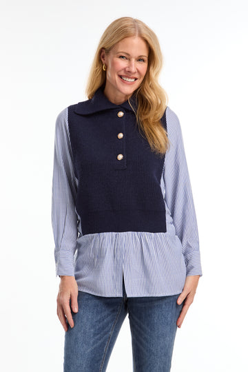 FDJ Poplin Sweater 1785706