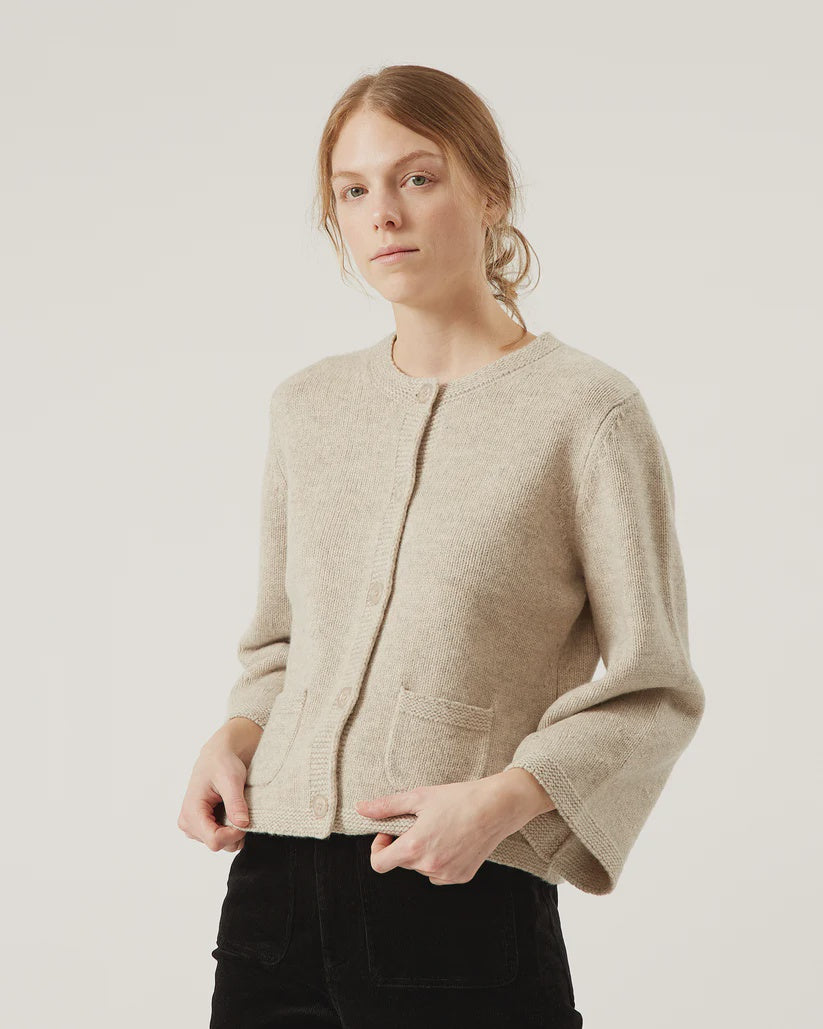 Nevaeh Merino Wool Cardigan