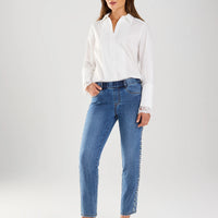 Pull On Pearl Ankle Denim