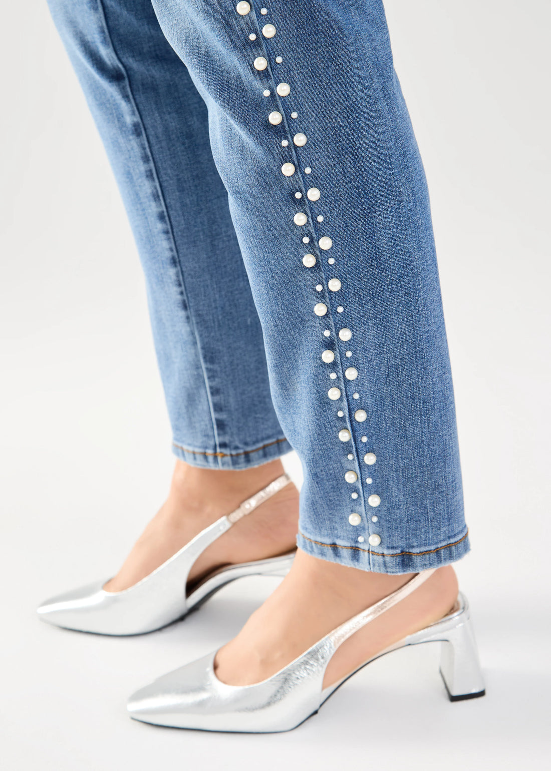 Pull On Pearl Ankle Denim