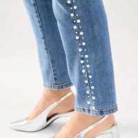 Pull On Pearl Ankle Denim