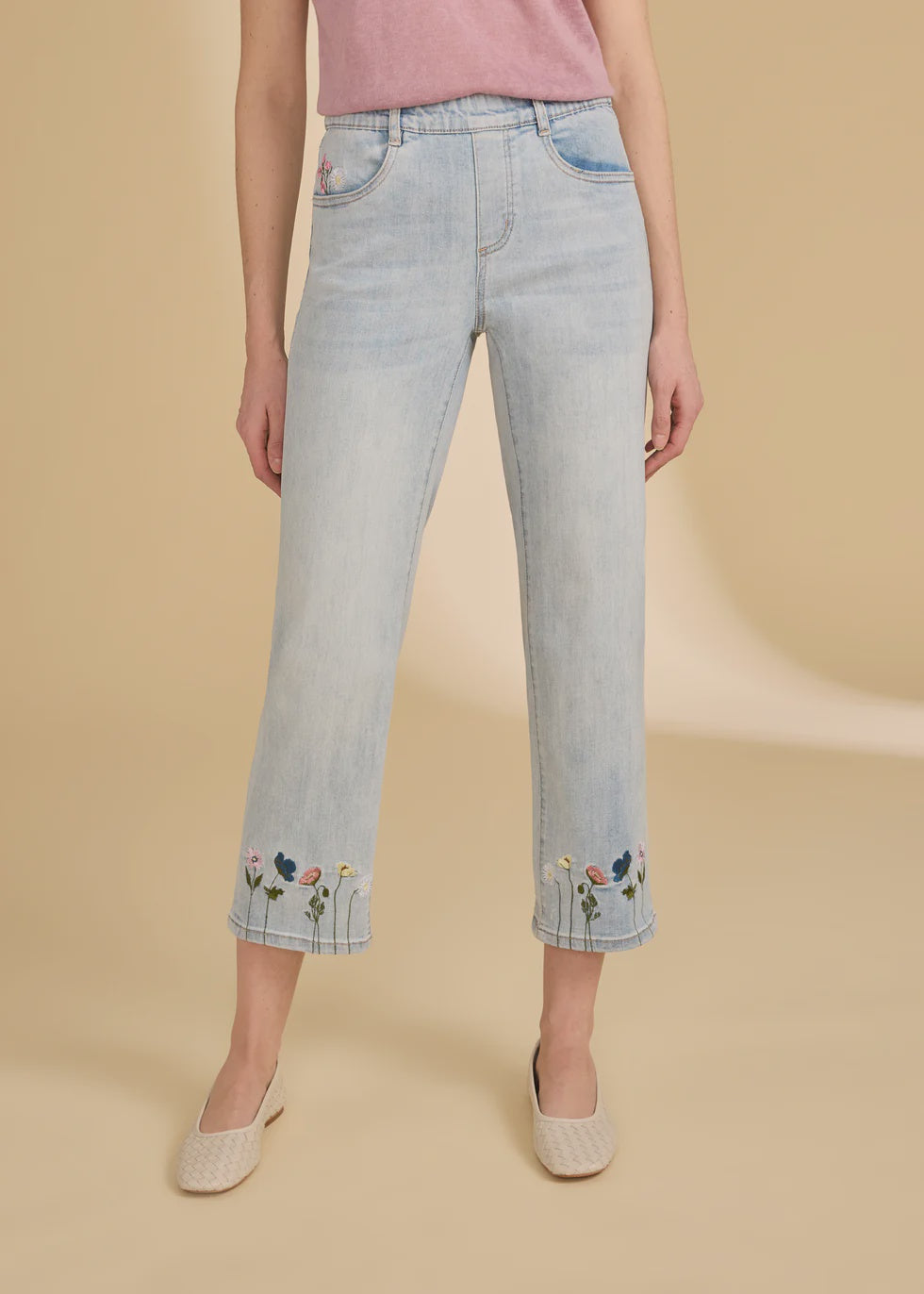 Pull-On Straight Crop 9669