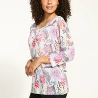 FDJ 3/4 Sleeve V-Neck 3093955