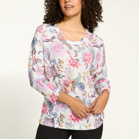 FDJ 3/4 Sleeve V-Neck 3093955