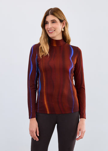 FDJ Mock Neck Top 3501756