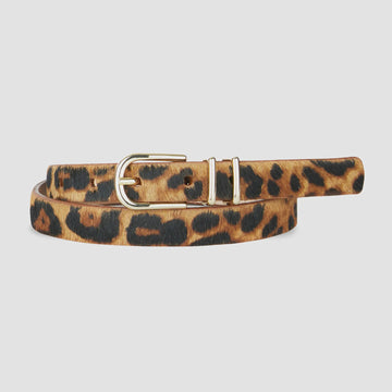 Julane Leopard Leather Belt