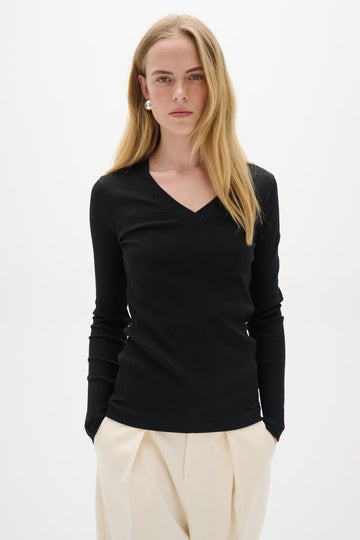 Dagna VNeck Long Sleeve